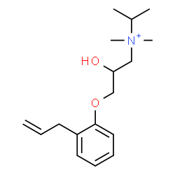 ChemSpider 2D Image | [3-(2-Allyl-phenoxy)-2-hydroxy-propyl]-isopropyl-dimethyl-ammonium | C17H28NO2