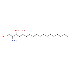 ChemSpider 2D Image | 2-Amino-1,3,5-octadecanetriol | C18H39NO3