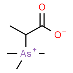 ChemSpider 2D Image | 2-(Trimethylarsonio)propanoate | C6H13AsO2