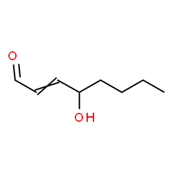 ChemSpider 2D Image | 4-Hydroxy-2-octenal | C8H14O2