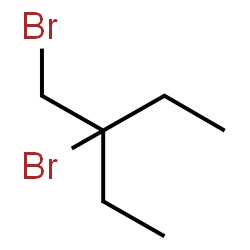 ChemSpider 2D Image | 3-Bromo-3-(bromomethyl)pentane | C6H12Br2