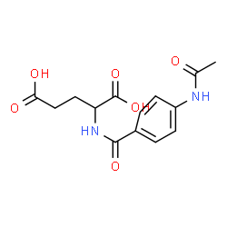 ChemSpider 2D Image | N-(4-Acetamidobenzoyl)glutamic acid | C14H16N2O6