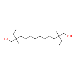 ChemSpider 2D Image | 2,11-Diethyl-2,11-dimethyl-1,12-dodecanediol | C18H38O2