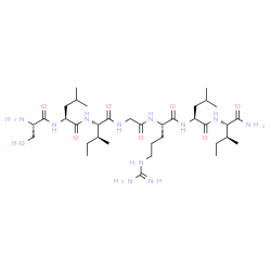 ChemSpider 2D Image | L-Seryl-L-leucyl-L-isoleucylglycyl-L-arginyl-L-leucyl-L-isoleucinamide | C35H67N11O8