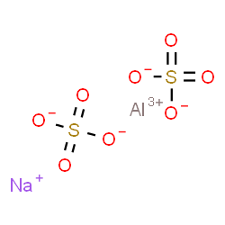 ChemSpider 2D Image | ALUMINUM SODIUM SULFATE | AlNaO8S2