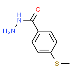 ChemSpider 2D Image | 4-(Methylthio)benzhydrazide | C8H10N2OS