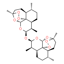 ChemSpider 2D Image | (1R,4S,5R,8S,9R,10S,12R,13R,1'R,4'S,5'R,8'S,9'R,10'S,12'R,13'R)-10,10'-Oxybis(1,5,9-trimethyl-11,14,15,16-tetraoxatetracyclo[10.3.1.0~4,13~.0~8,13~]hexadecane) | C30H46O9