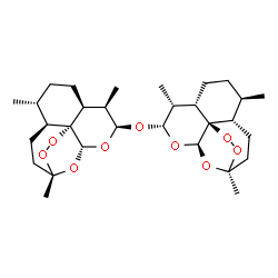 ChemSpider 2D Image | (1S,4S,5R,8S,9R,10S,12R,13R,1'S,4'S,5'R,8'S,9'R,10'S,12'R,13'R)-10,10'-Oxybis(1,5,9-trimethyl-11,14,15,16-tetraoxatetracyclo[10.3.1.0~4,13~.0~8,13~]hexadecane) | C30H46O9