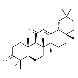 ChemSpider 2D Image | Olean-12-ene-3,11-dione | C30H46O2