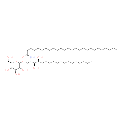 ChemSpider 2D Image | N-[(2S,3S,4S)-1-(alpha-D-Galactopyranosyloxy)-3,4-dihydroxy-2-octadecanyl]hexacosanamide | C50H99NO9