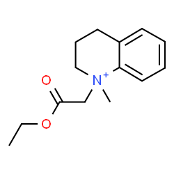 ChemSpider 2D Image | 1-(2-Ethoxy-2-oxoethyl)-1-methyl-1,2,3,4-tetrahydroquinolinium | C14H20NO2