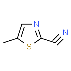 ChemSpider 2D Image | 5-methylthiazole-2-carbonitrile | C5H4N2S