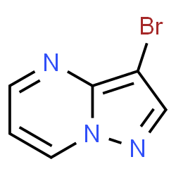 ChemSpider 2D Image | 3-Bromopyrazolo[1,5-a]pyrimidine | C6H4BrN3