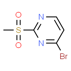 ChemSpider 2D Image | 4-Bromo-2-(methylsulfonyl)pyrimidine | C5H5BrN2O2S