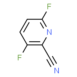 ChemSpider 2D Image | 3,6-Difluoropicolinonitrile | C6H2F2N2