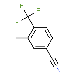 ChemSpider 2D Image | 3-Methyl-4-(trifluoromethyl)benzonitrile | C9H6F3N