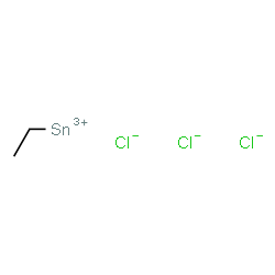 ChemSpider 2D Image | ethyltin(3+) trichloride | C2H5Cl3Sn