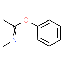 ChemSpider 2D Image | Phenyl N-methylethanimidate | C9H11NO