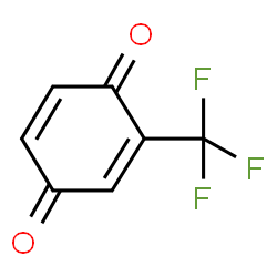 ChemSpider 2D Image | 2-(Trifluoromethyl)-1,4-benzoquinone | C7H3F3O2