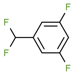 ChemSpider 2D Image | 1-(Difluoromethyl)-3,5-difluorobenzene | C7H4F4