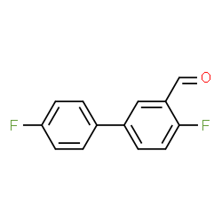ChemSpider 2D Image | 4,4'-Difluoro-3-biphenylcarbaldehyde | C13H8F2O