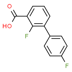 ChemSpider 2D Image | 2,4'-Difluoro-3-biphenylcarboxylic acid | C13H8F2O2
