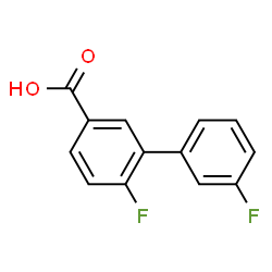 ChemSpider 2D Image | 3',6-Difluoro-3-biphenylcarboxylic acid | C13H8F2O2