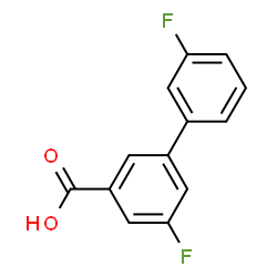 ChemSpider 2D Image | 3',5-Difluoro-3-biphenylcarboxylic acid | C13H8F2O2