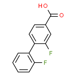 ChemSpider 2D Image | 2,2'-Difluoro-4-biphenylcarboxylic acid | C13H8F2O2
