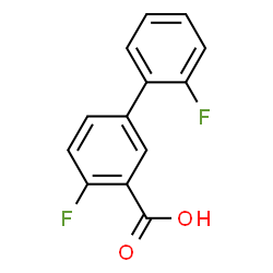 ChemSpider 2D Image | 2',4-Difluoro-3-biphenylcarboxylic acid | C13H8F2O2