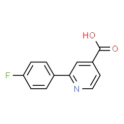 ChemSpider 2D Image | 2-(4-Fluorophenyl)isonicotinic acid | C12H8FNO2