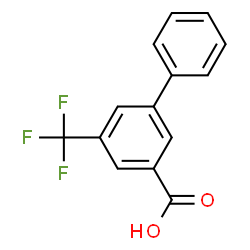 ChemSpider 2D Image | 5-(Trifluoromethyl)-3-biphenylcarboxylic acid | C14H9F3O2