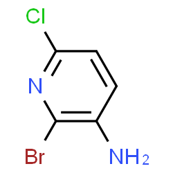 ChemSpider 2D Image | 2-Bromo-6-chloro-3-pyridinamine | C5H4BrClN2