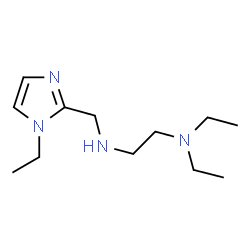 ChemSpider 2D Image | N,N-Diethyl-N'-[(1-ethyl-1H-imidazol-2-yl)methyl]-1,2-ethanediamine | C12H24N4