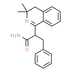 ChemSpider 2D Image | 2-(3,3-Dimethyl-3,4-dihydro-1-isoquinolinyl)-3-phenylpropanamide | C20H22N2O