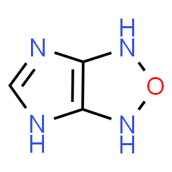 ChemSpider 2D Image | 3,4-Dihydro-1H-imidazo[4,5-c][1,2,5]oxadiazole | C3H4N4O