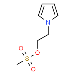 ChemSpider 2D Image | 2-(1H-Pyrrol-1-yl)ethyl methanesulfonate | C7H11NO3S