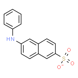 ChemSpider 2D Image | 2-anilinonaphtalene-6-sulfonate | C16H12NO3S
