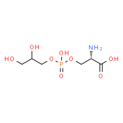 ChemSpider 2D Image | glycerol 1-phosphoserine | C6H14NO8P