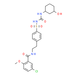ChemSpider 2D Image | 3-HYDROXYGLYBURIDE, CIS- | C23H28ClN3O6S