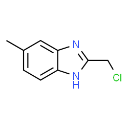 ChemSpider 2D Image | 2-(Chloromethyl)-5-methyl-1H-benzimidazole | C9H9ClN2