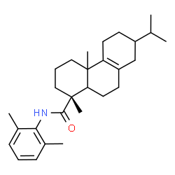 ChemSpider 2D Image | N-(2,6-Dimethylphenyl)abiet-8-en-18-amide | C28H41NO