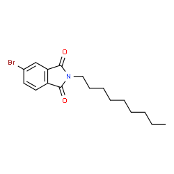 ChemSpider 2D Image | 5-Bromo-2-nonyl-isoindole-1,3-dione | C17H22BrNO2