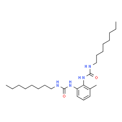 ChemSpider 2D Image | 1,1'-(3-Methyl-1,2-phenylene)bis(3-octylurea) | C25H44N4O2