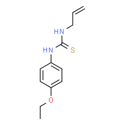 ChemSpider 2D Image | 1-Allyl-3-(4-ethoxyphenyl)thiourea | C12H16N2OS