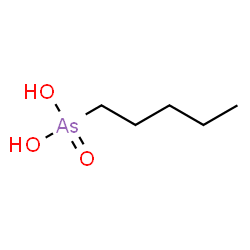 ChemSpider 2D Image | Pentylarsonic acid | C5H13AsO3