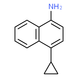ChemSpider 2D Image | 4-Cyclopropylnaphthalen-1-amine | C13H13N