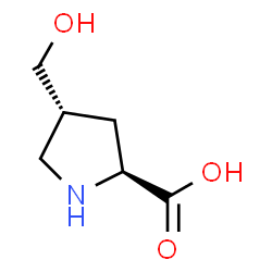 ChemSpider 2D Image | (4R)-4-(Hydroxymethyl)-L-proline | C6H11NO3