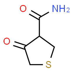 ChemSpider 2D Image | 4-Oxotetrahydro-3-thiophenecarboxamide | C5H7NO2S
