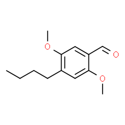 ChemSpider 2D Image | 4-Butyl-2,5-dimethoxybenzaldehyde | C13H18O3